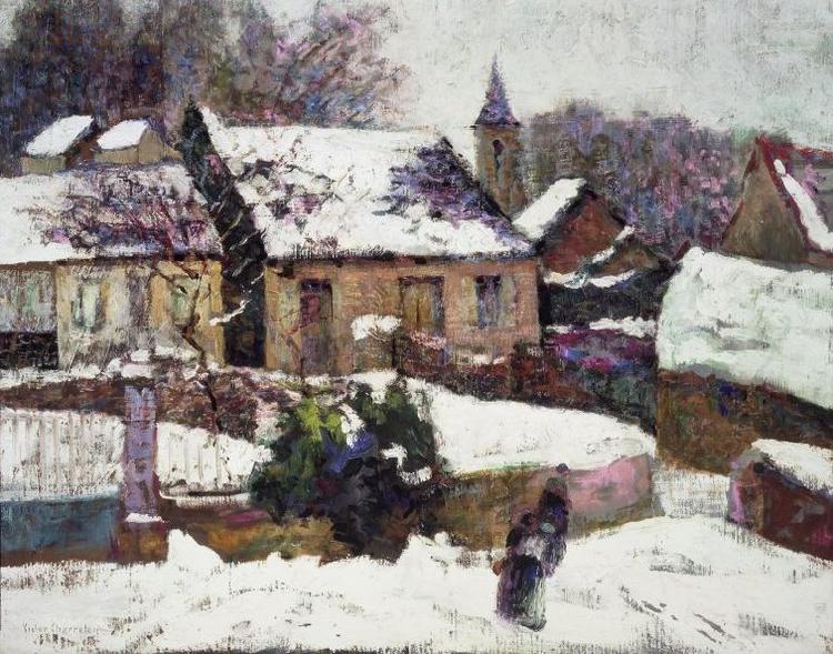 unknow artist Wet Snow Auvergne